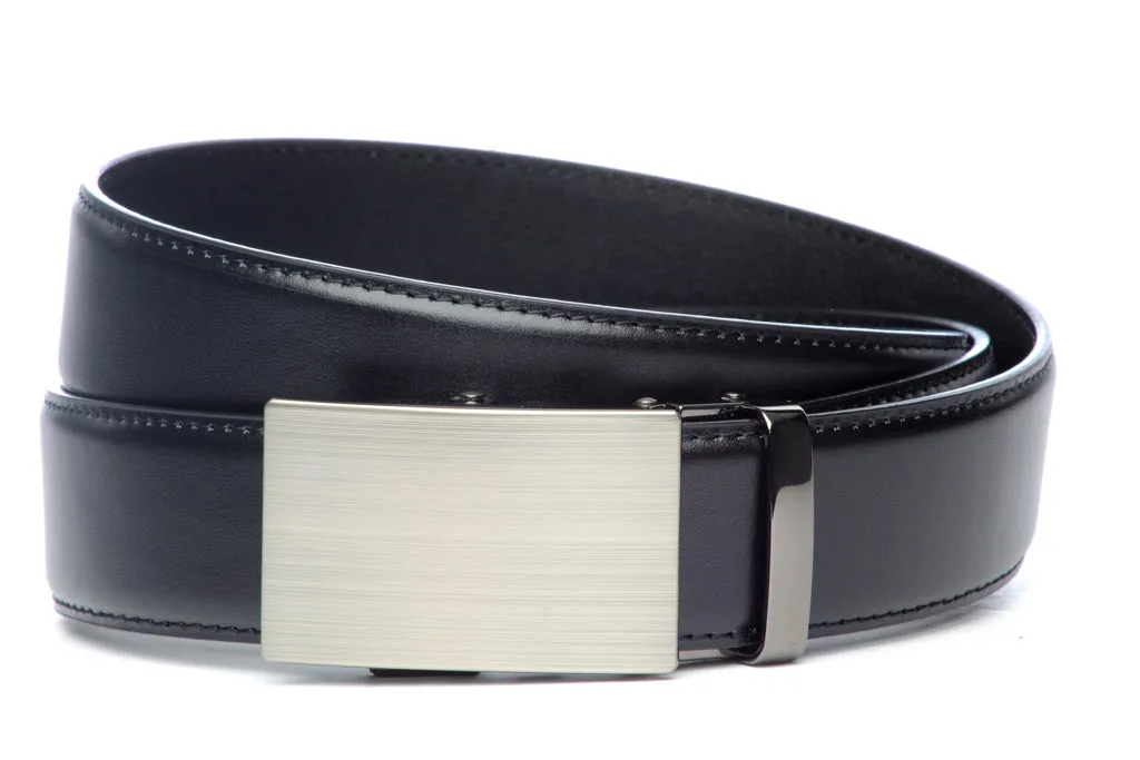 1.5" Black Leather w/buckle