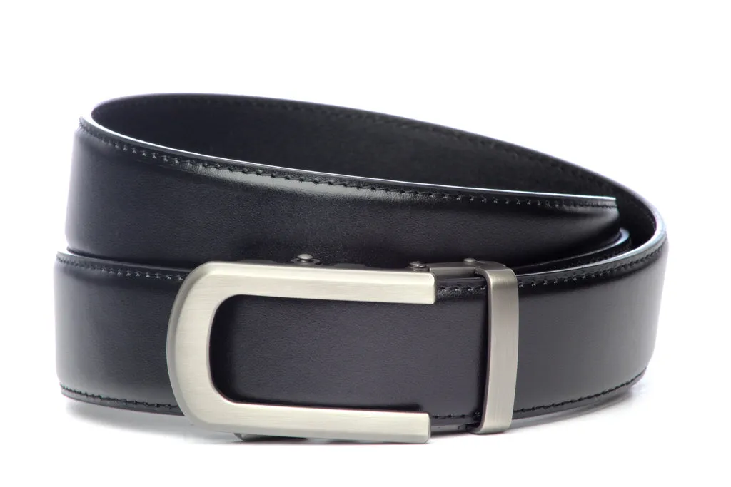 1.5" Black Leather w/buckle