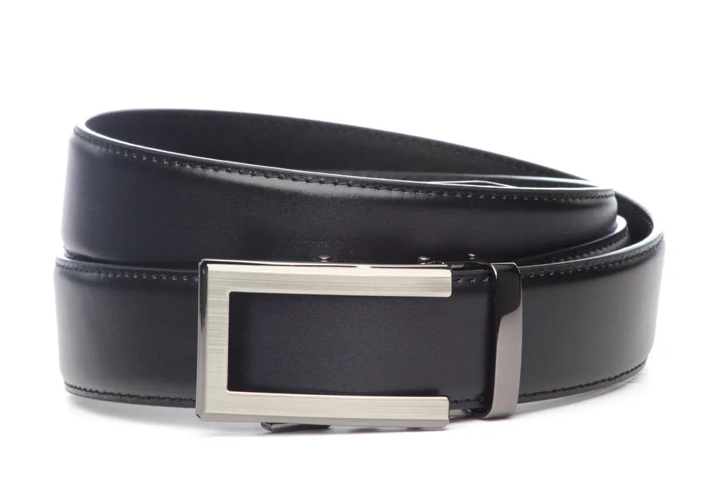 1.5" Black Leather w/buckle