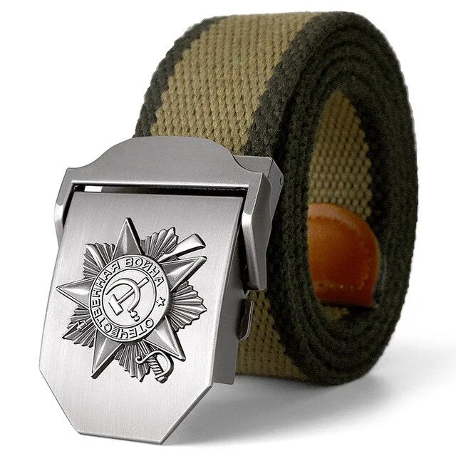 3D Great Soviet Patriotic War Memorial Canvas Belt