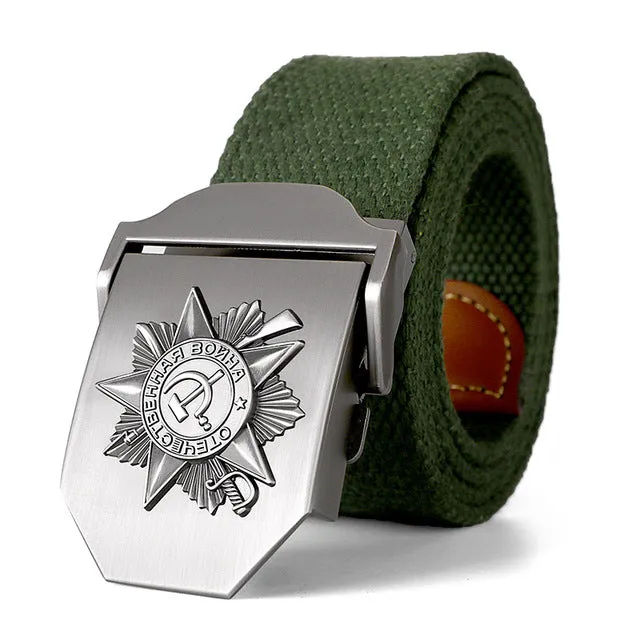 3D Great Soviet Patriotic War Memorial Canvas Belt