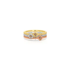 9ct Gold Argyle Chocolate Diamond Ball Ring