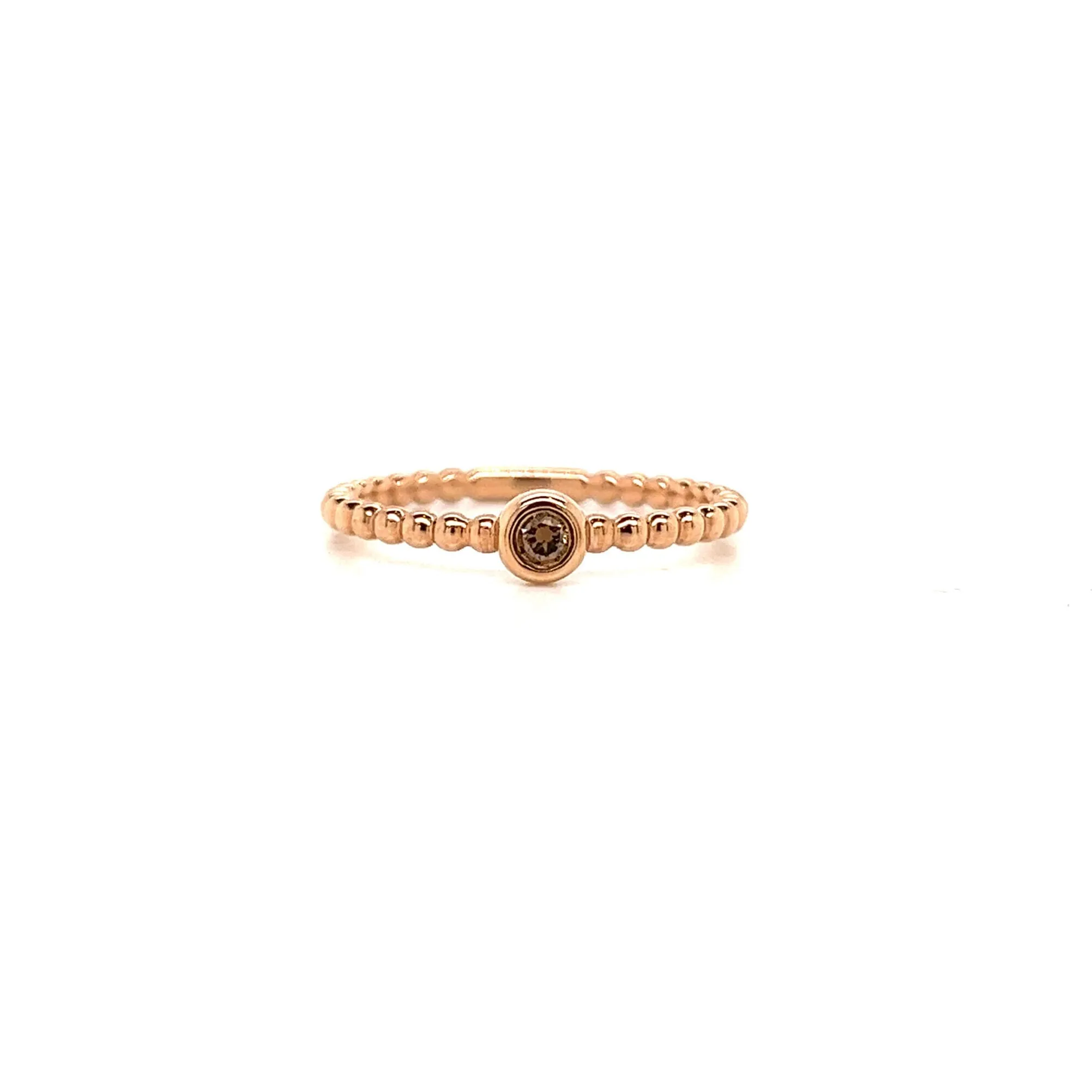 9ct Gold Argyle Chocolate Diamond Ball Ring