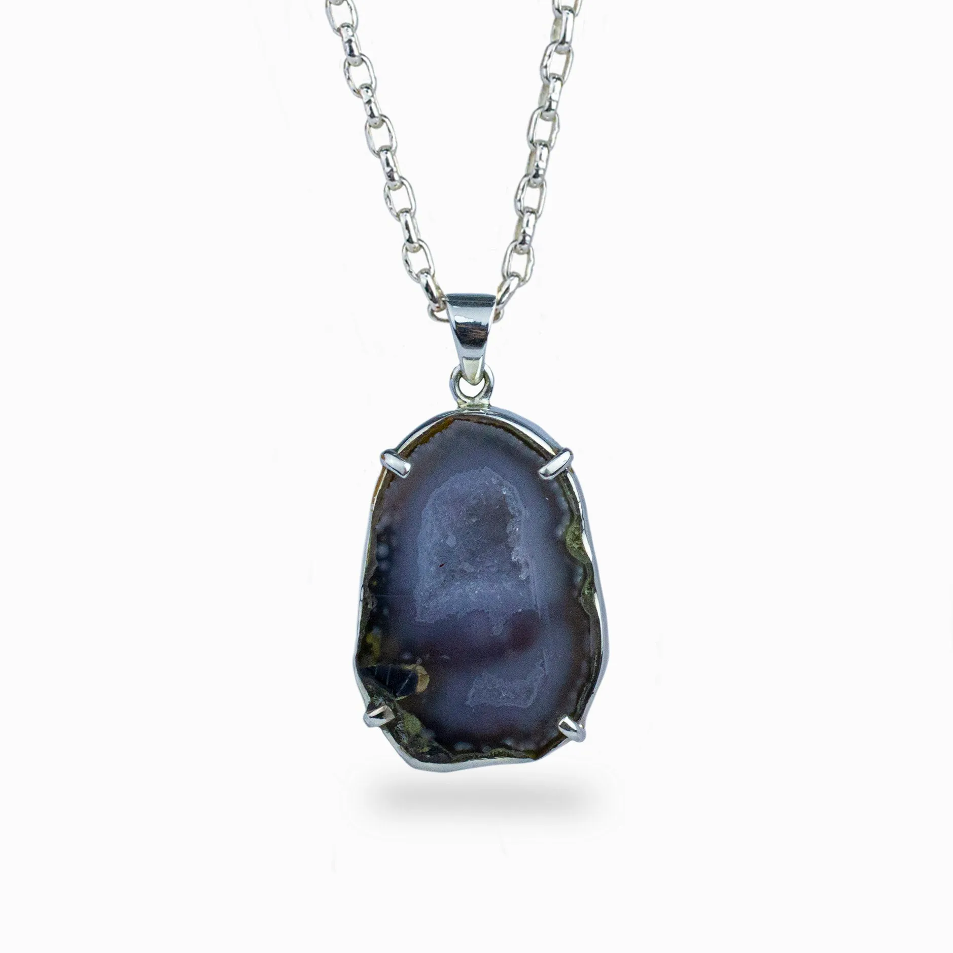 Agate Geode Necklace