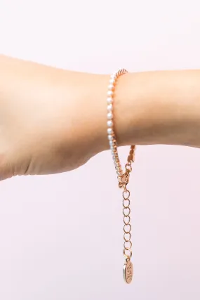 Amor Bracelet in Gold Pearl