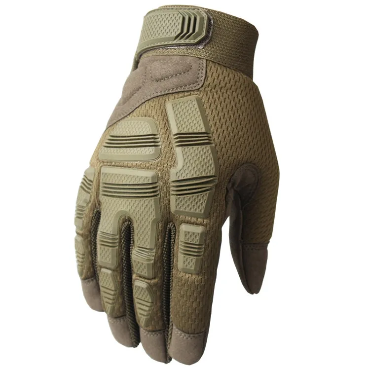 B33 Outdoor Mountaineering Riding Anti-Skid Protective Motorcycle Gloves, Size: L(Army Green)