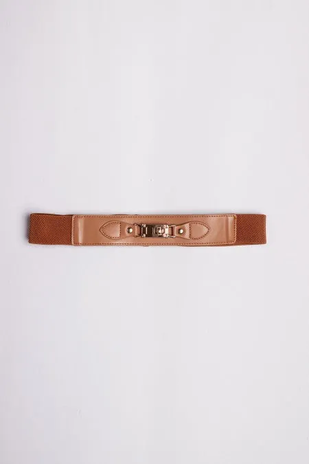 BAHAMAS BELT (BROWN & GOLD)