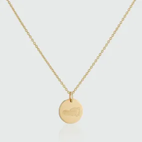 Bellevue 9ct Gold Footprint Pendant