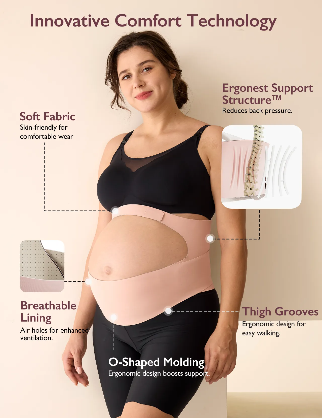 BellyEmbrace - Momcozy Ergonest Maternity Belly Band