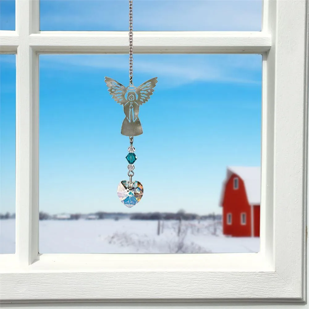 Birthstone Guardian Angel Ornaments -12 Colors, Handmade Sparkling Crystals!*