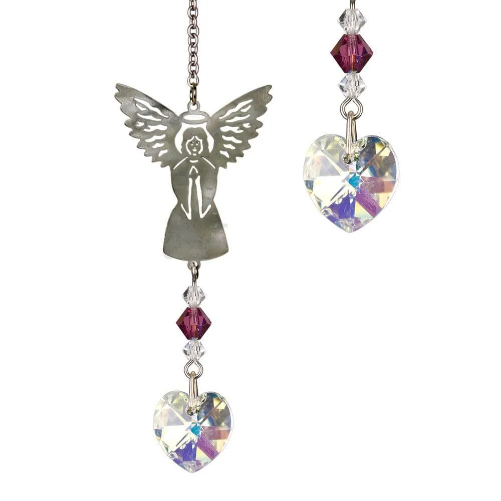 Birthstone Guardian Angel Ornaments -12 Colors, Handmade Sparkling Crystals!*