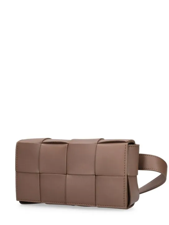 Bottega Veneta   Mini Cassette leather belt bag 