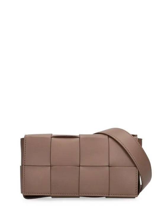 Bottega Veneta   Mini Cassette leather belt bag 