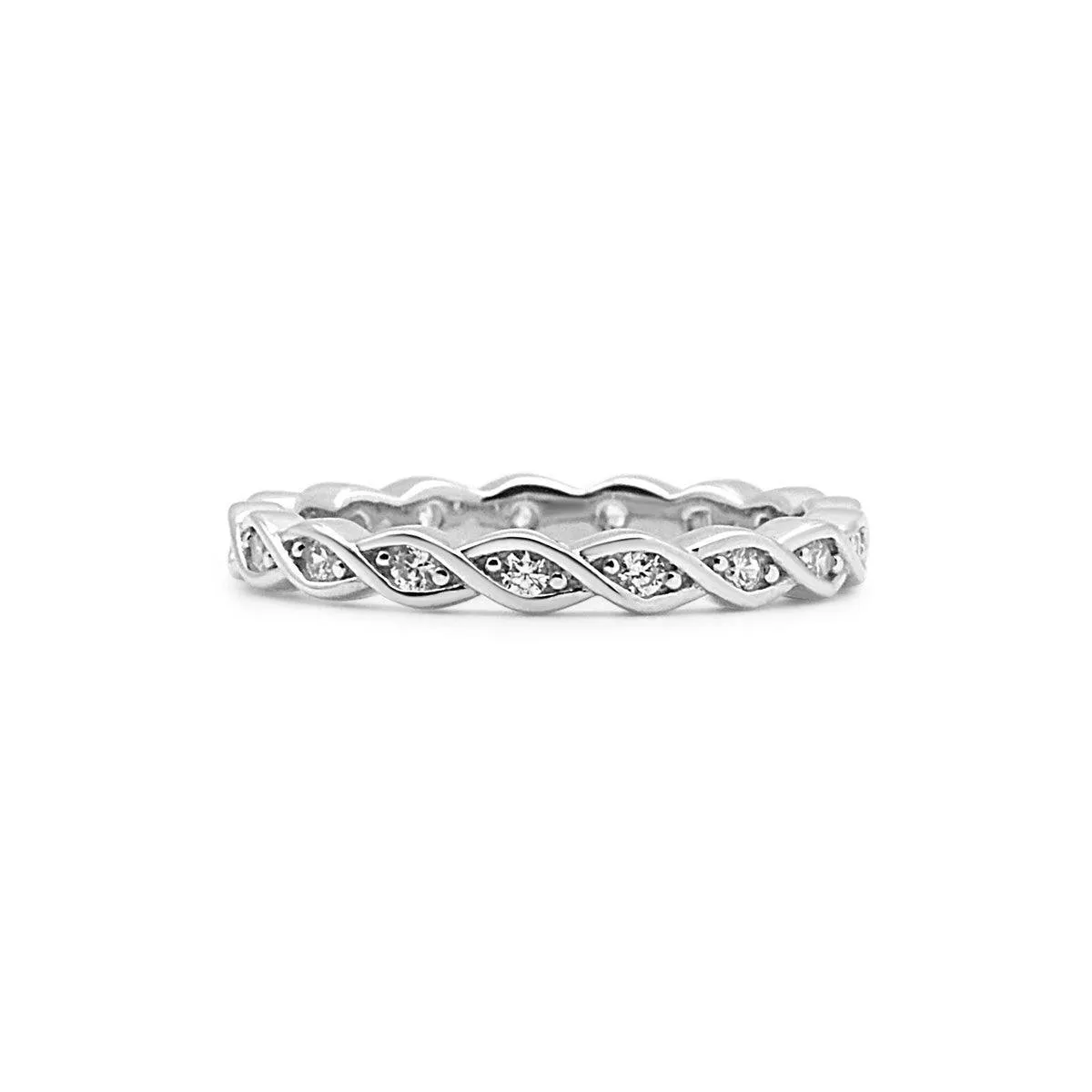 Braided Twist Ring Band