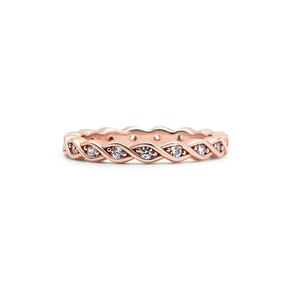 Braided Twist Ring Band