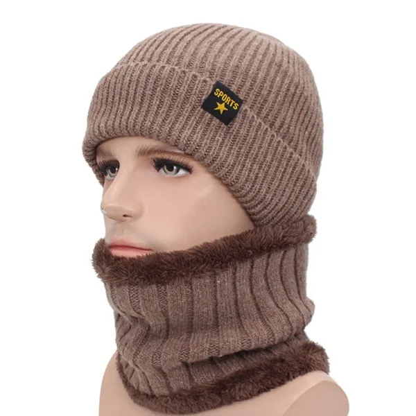 Brand Winter Hat Knitted Hat Scarf Skullies Beanies Men Winter Beanies For Men Women Gorras Wool Bonnet Mask Male Hat Cap