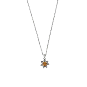 Brighton Women's Everbloom Sunflower November Topaz Necklace