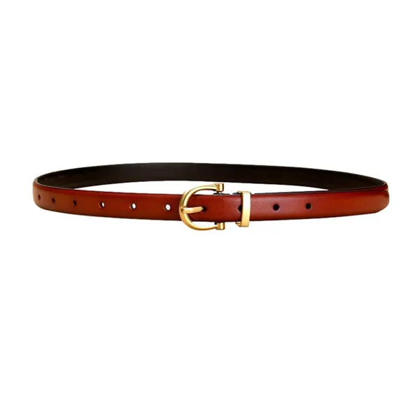 Brown Women Genuine Leather Belt 棕色女士真皮皮带 KCBELT1023