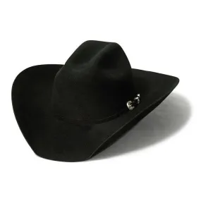 Bullhide Hats by Montecarlo - 4X "Kingman" Wool Felt Black Cowboy Hat - Rhinestone Buckle