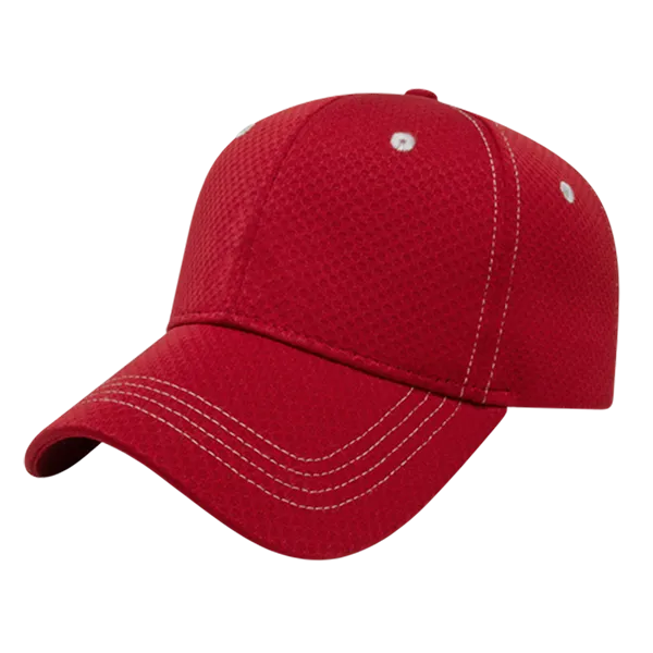 Cap America Custom Embroidered Hat with Logo - Soft Textured Polyester Mesh Cap i7024