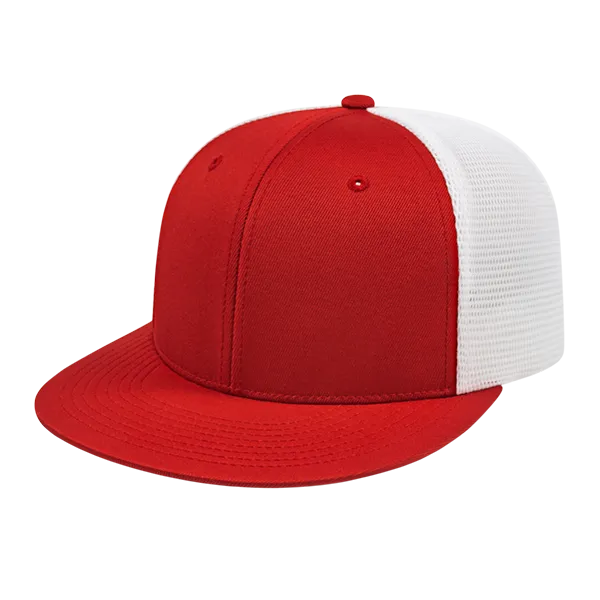 Cap America Custom Logo Hat - Flexfit® Performance Trucker Mesh Back Cap i8501