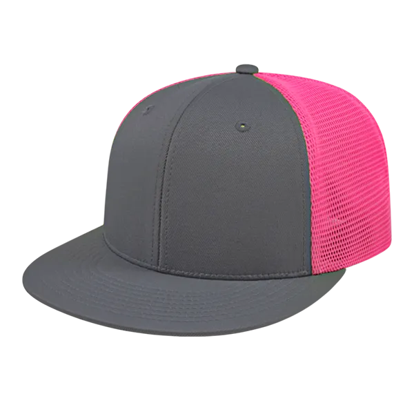 Cap America Custom Logo Hat - Flexfit® Performance Trucker Mesh Back Cap i8501