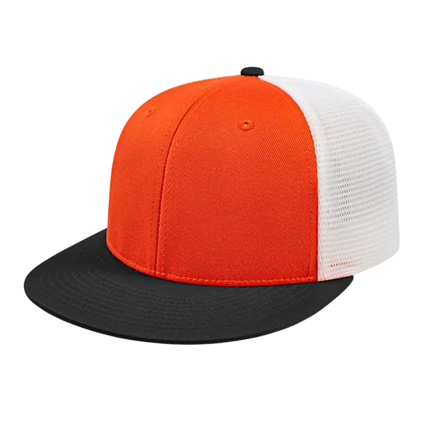 Cap America Custom Logo Hat - Flexfit® Performance Trucker Mesh Back Cap i8501