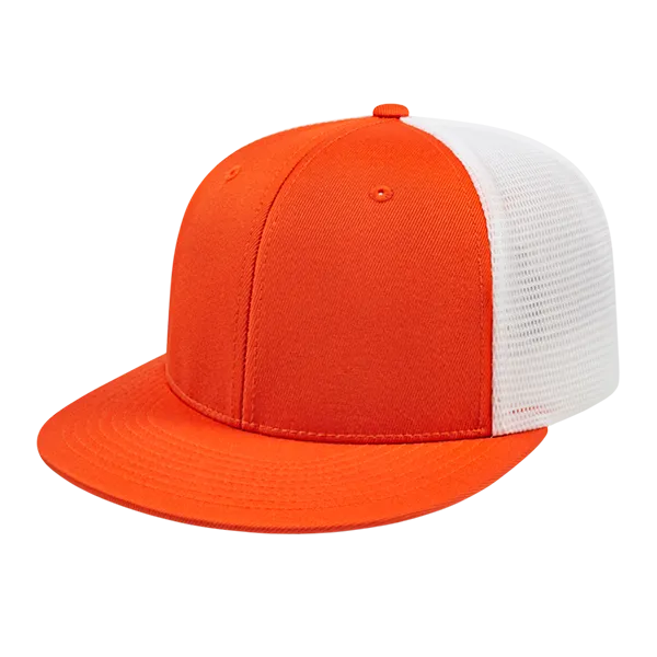 Cap America Custom Logo Hat - Flexfit® Performance Trucker Mesh Back Cap i8501