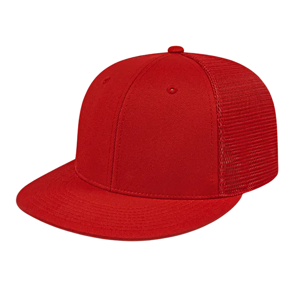 Cap America Custom Logo Hat - Flexfit® Performance Trucker Mesh Back Cap i8501