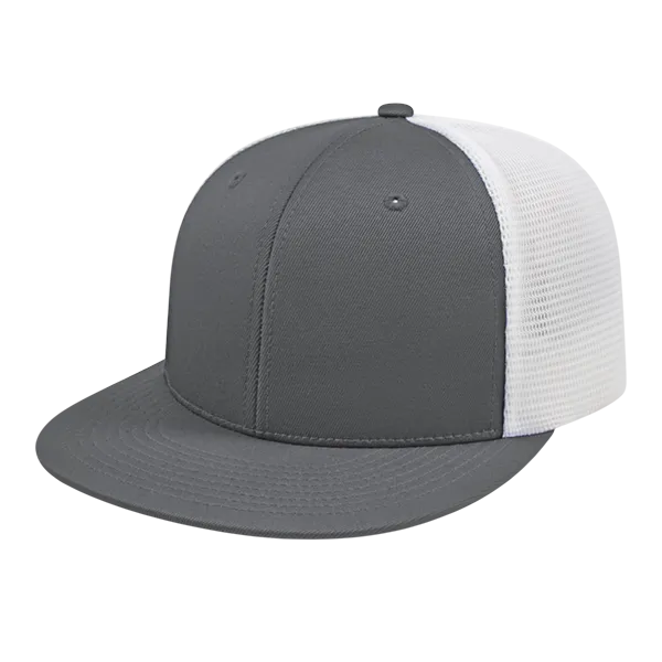 Cap America Custom Logo Hat - Flexfit® Performance Trucker Mesh Back Cap i8501