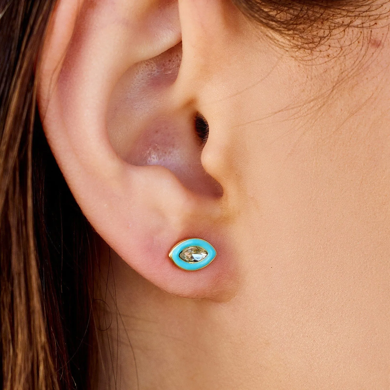 Cerulean Stud Earrings