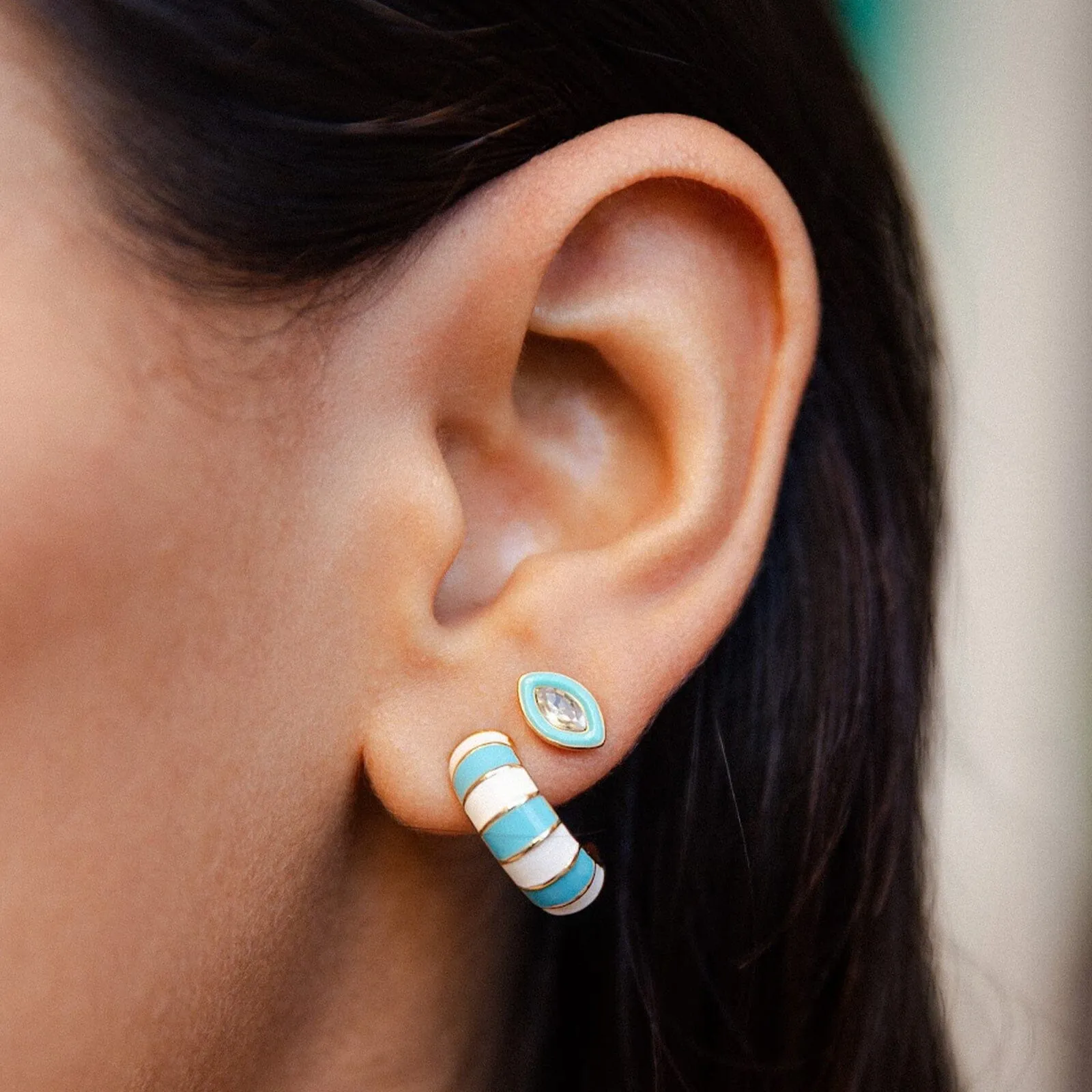 Cerulean Stud Earrings