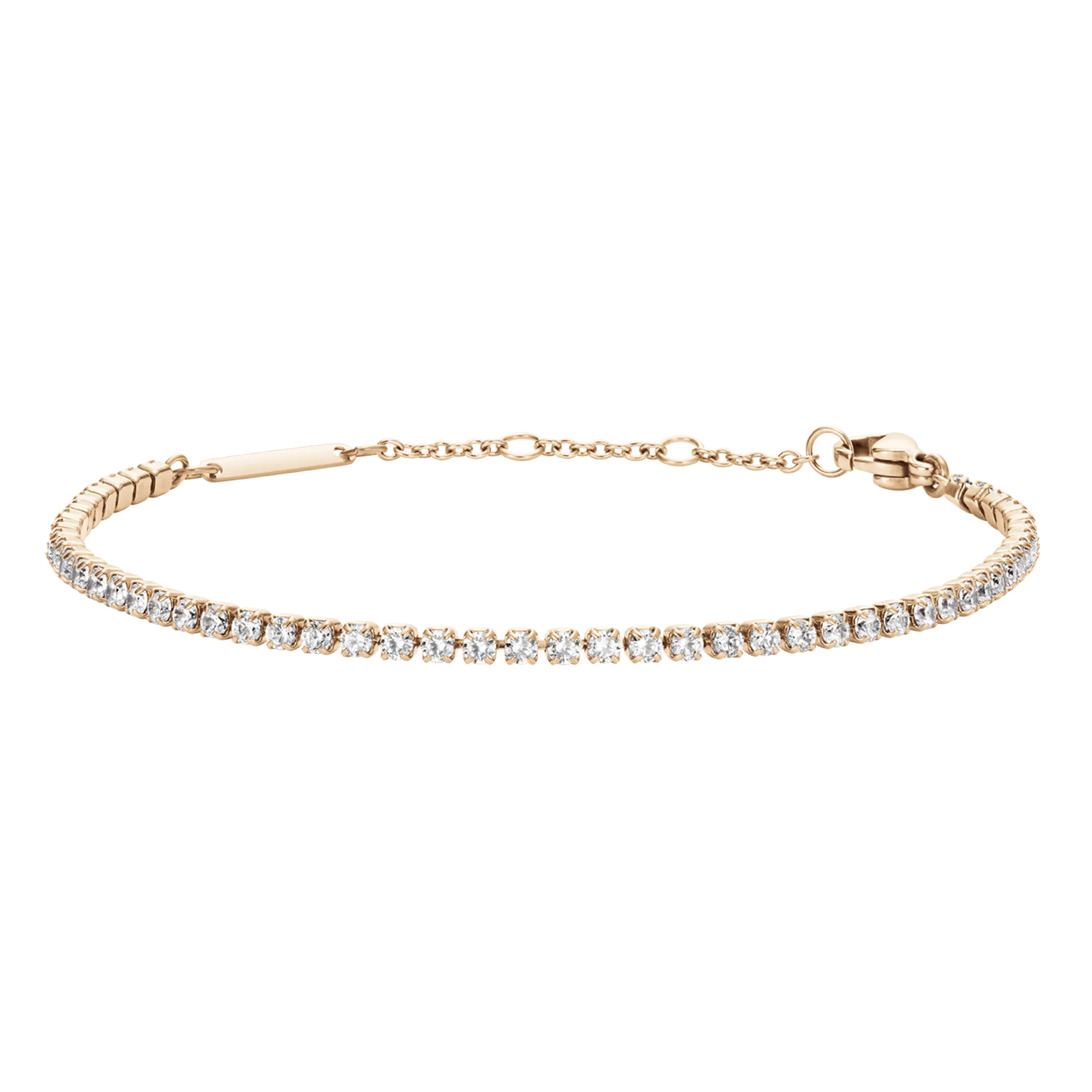 Classic Tennis Bracelet Rose Gold