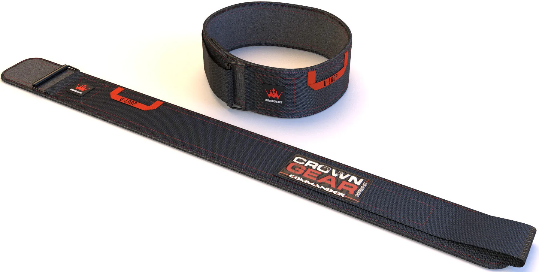 Crown Gear COMMANDER 4-Inch Weight Lifting Belt for Back Support