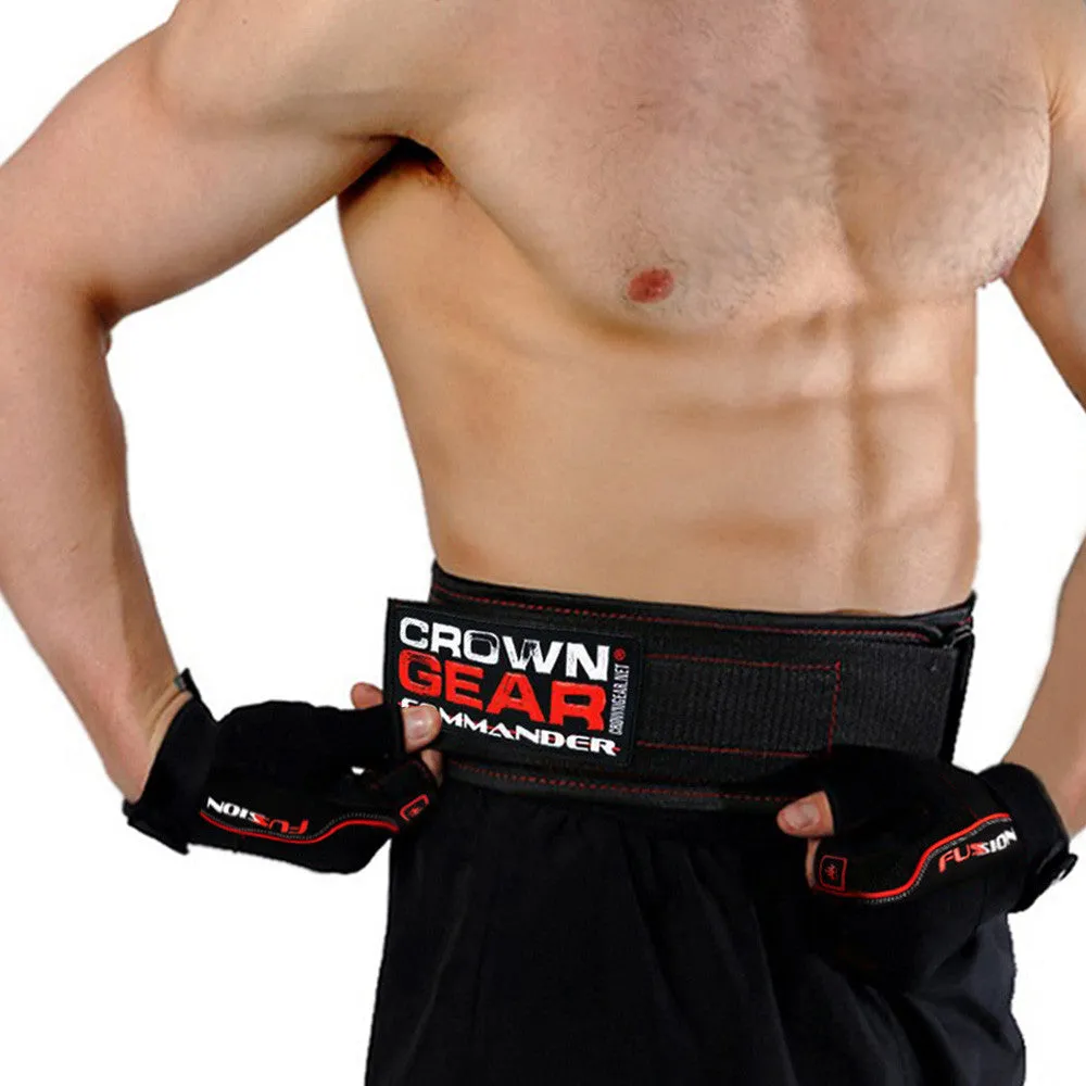 Crown Gear COMMANDER 4-Inch Weight Lifting Belt for Back Support