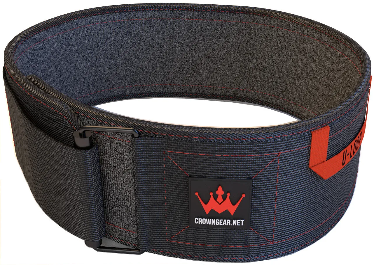 Crown Gear COMMANDER 4-Inch Weight Lifting Belt for Back Support