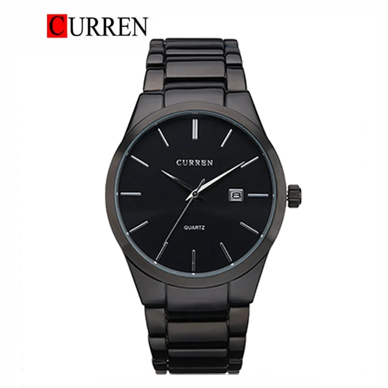 CURREN Original Brand Stainless Steel Band Wrist Watch For Men With Brand (Box & Bag)-8106