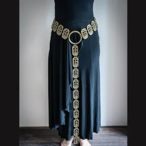 Customizable Medieval-Style Belt – 3D-Printed, Bronze Finish, Adjustable Size