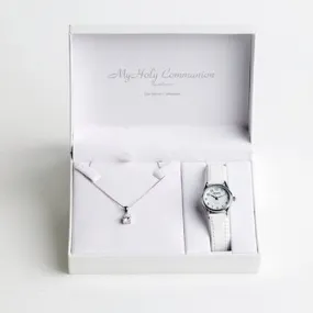 CZ Pendant & Watch Communion Set