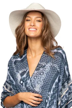 Darcie Fringe Edge Hat |  Dove