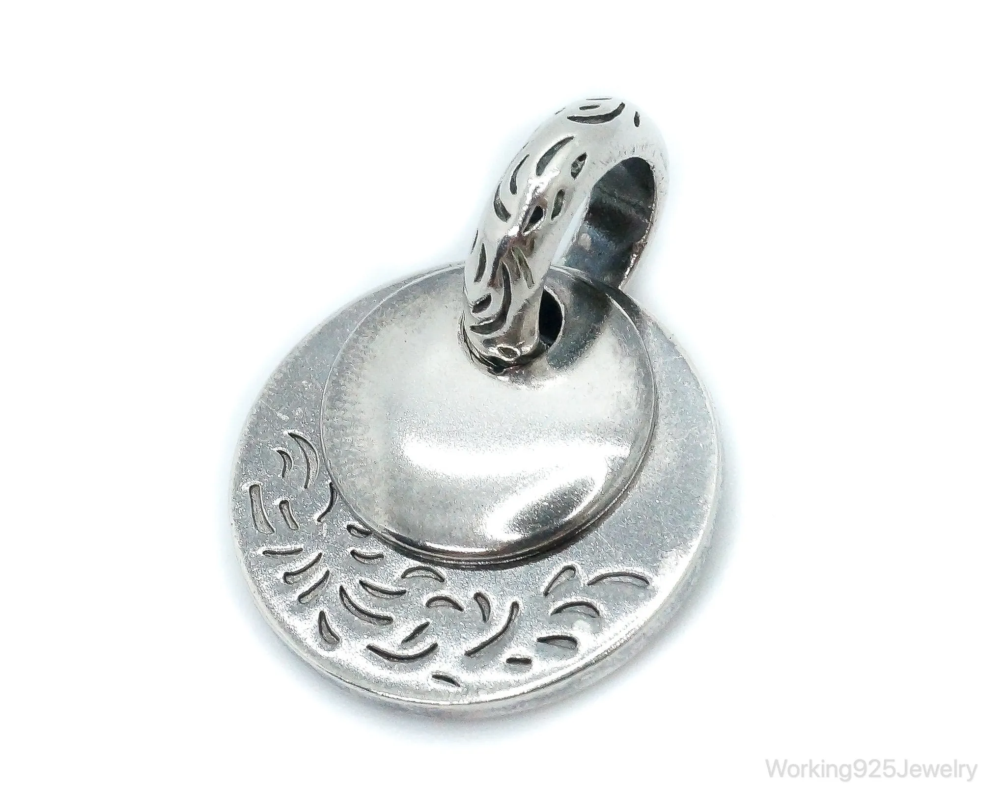 Designer Silpada Discs Sterling Silver Pendant