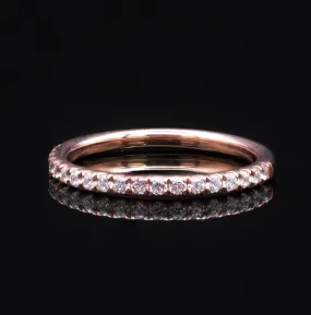 Diamond Eternity Engagement Stacking Ring