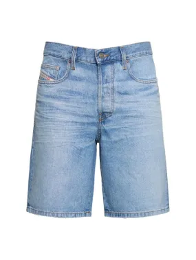 Diesel   Regular viscose denim shorts 