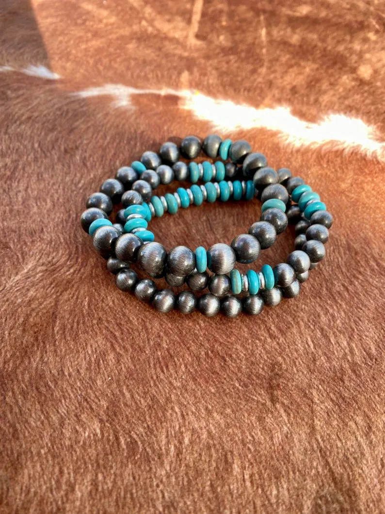 Dinah Navajo Style Bracelet-3PC