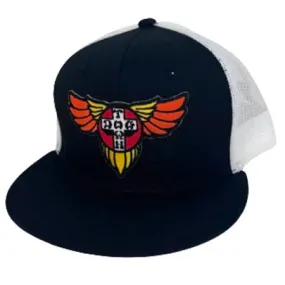 Dogtown Wings Patch OG 70s Mesh Hat Black/White