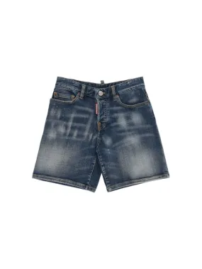 Dsquared2   Washed stretch cotton denim shorts 