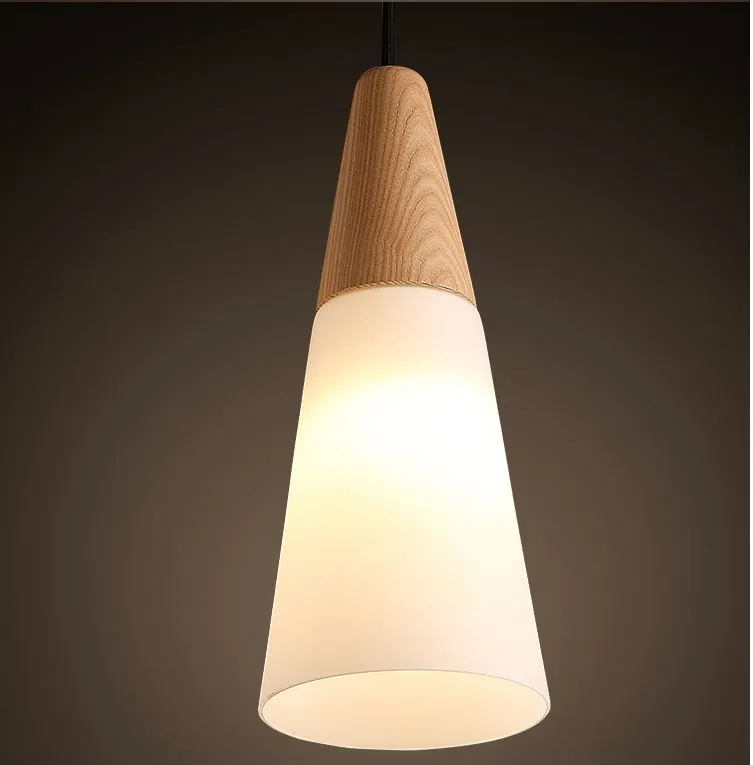 Edeet Half Wood Hang Lamp