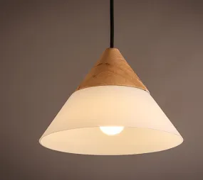 Edeet Half Wood Hang Lamp