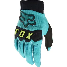 Fox Racing Dirtpaw Standard Offroad Gloves Teal Blue