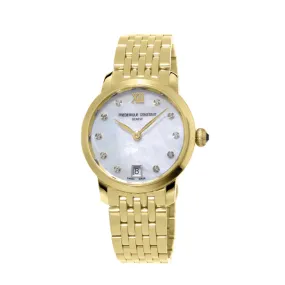 Frederique Constant Slimline Ladies Gold-Plated Quartz